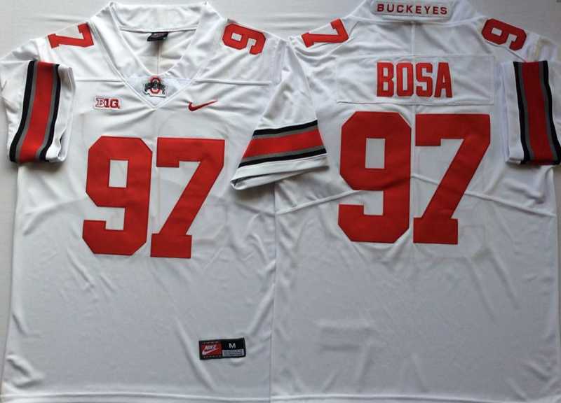 Ohio State Buckeyes 97 Joey Bosa White Nike College Football Jersey,We sell and wholesale Ohio State Buckeyes 97 Joey Bosa White Nike College Football Jersey on line form chian!